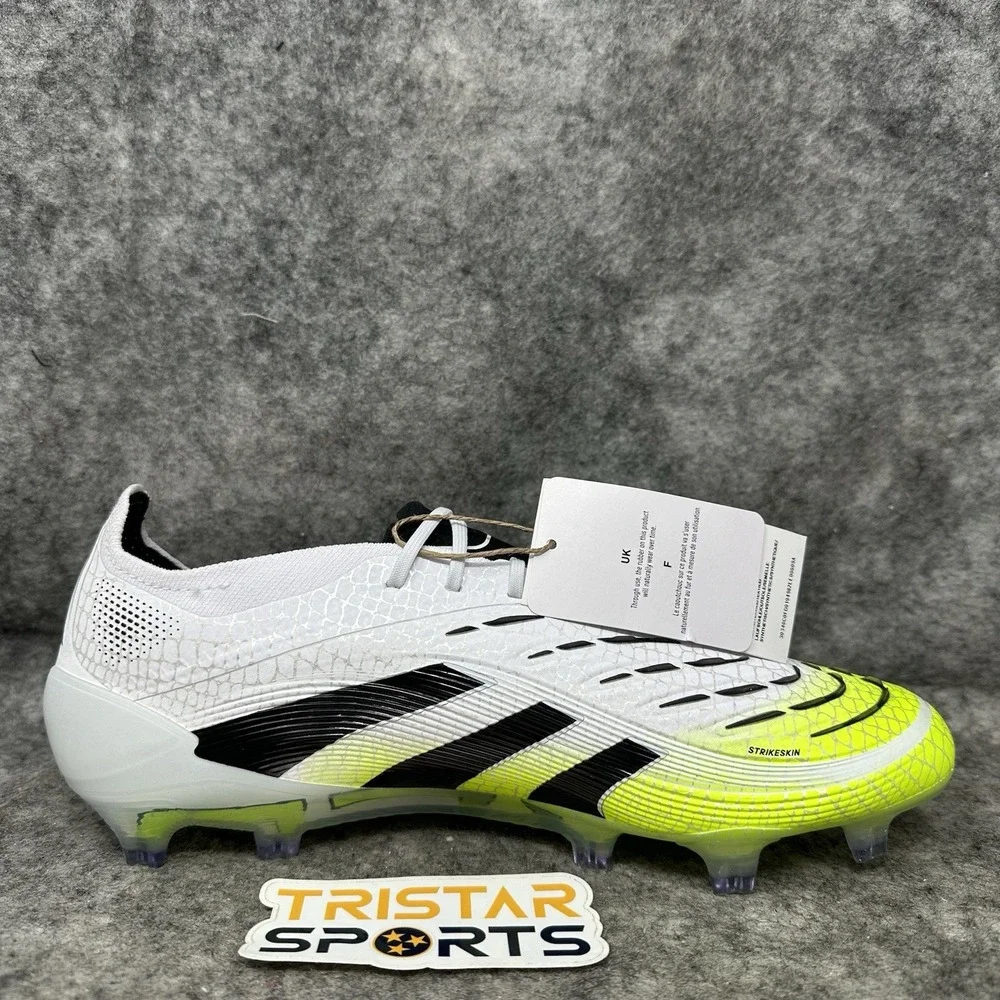 Adidas Predator Elite FG Soccer Cleats Mens Sz 7.5 White Radiant Blaze Pack